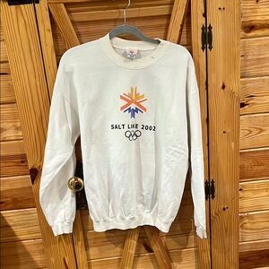 Salt Lake 2002 Olympic White Sweatshirt